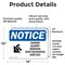 Signmission Danger Quarry Workings Deep Sign With Symbol, 14 in W x Rectangle, Vinyl Decal OS-2PACK-NS-D-1014-L-10915 - alternate 2